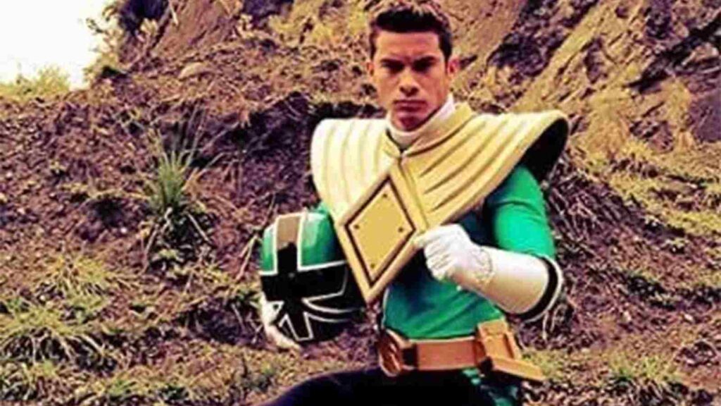 Hector David Rivera as Mike aka the Green Ranger (Image: Nickelodeon) 