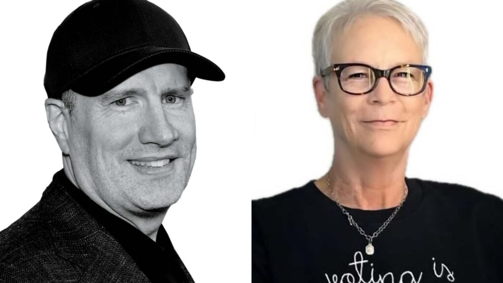 Kevin Feige (L) and Jamie Lee Curtis (R) (Image: instagram @jamieleecurtis) 