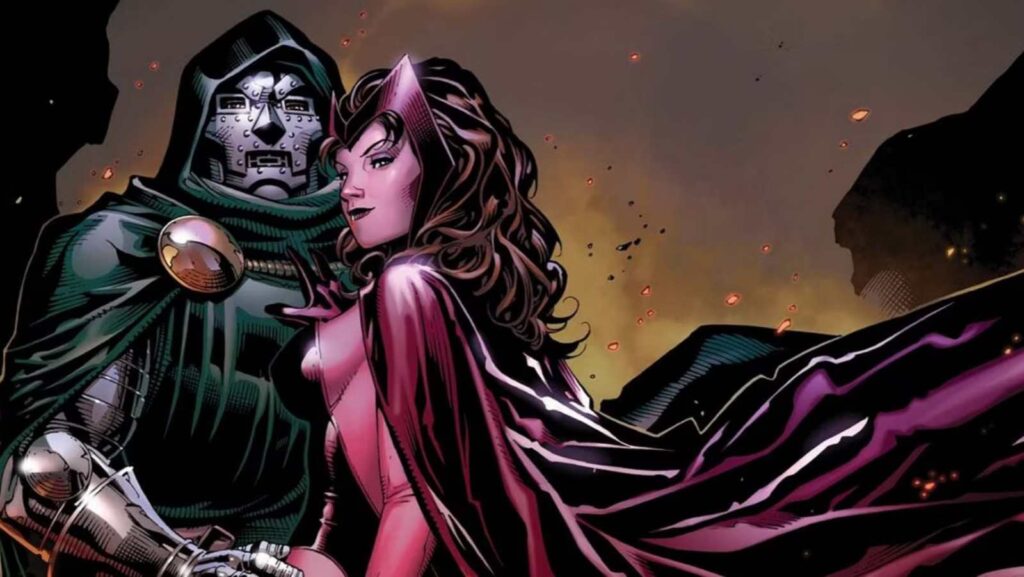 Scarlet Witch with Doctor Doom