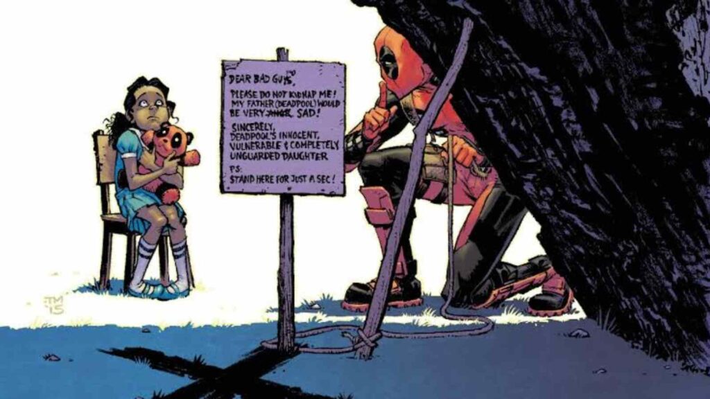 Deadpool uses his daughter as bait (Image: Marvel)