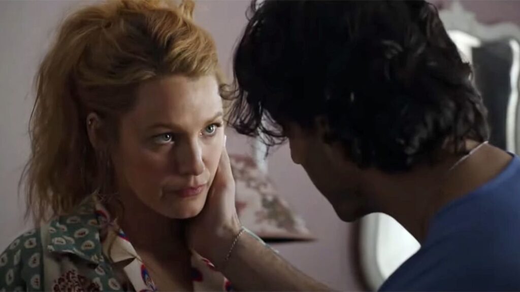 Blake Lively and Justin Baldoni in 'It Ends With Us' (Image: Sony)