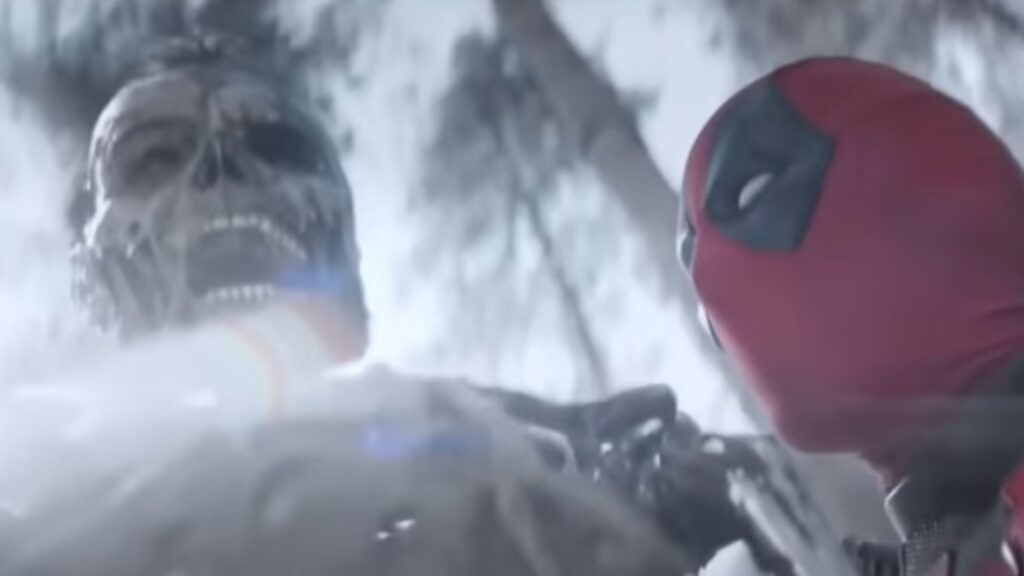 Wolverine's corpse and Deadpool in Deadpool and Wolverine opening scene (Image: Marvel)