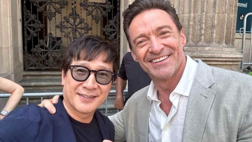 Ke Huy Quan and Hugh Jackman (Image: Instagram @ kehuyquan)