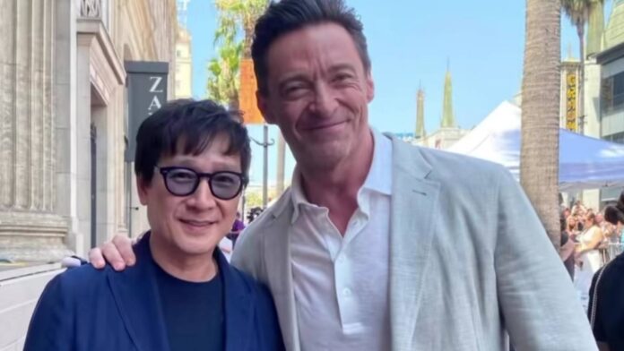 Ke Huy Quan and Hugh Jackman (Image: Instagram @ thehughjackman)