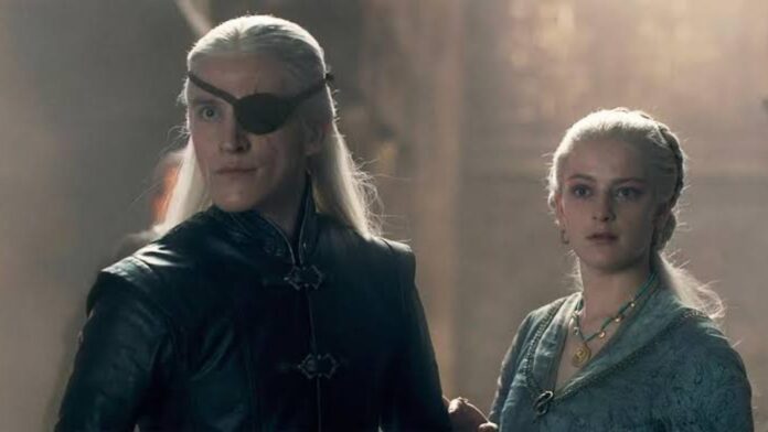 Helaena Targaryen and Aemond Targaryen (Image: HBO)