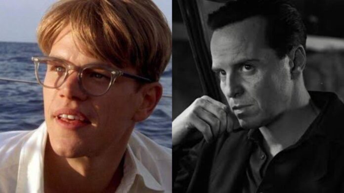 (L) Matt Damon in the talented Mr, Ripley and (R) Andrew Scott in Ripley (Image Mirage Enterprises, Timnic Films, Netflix)