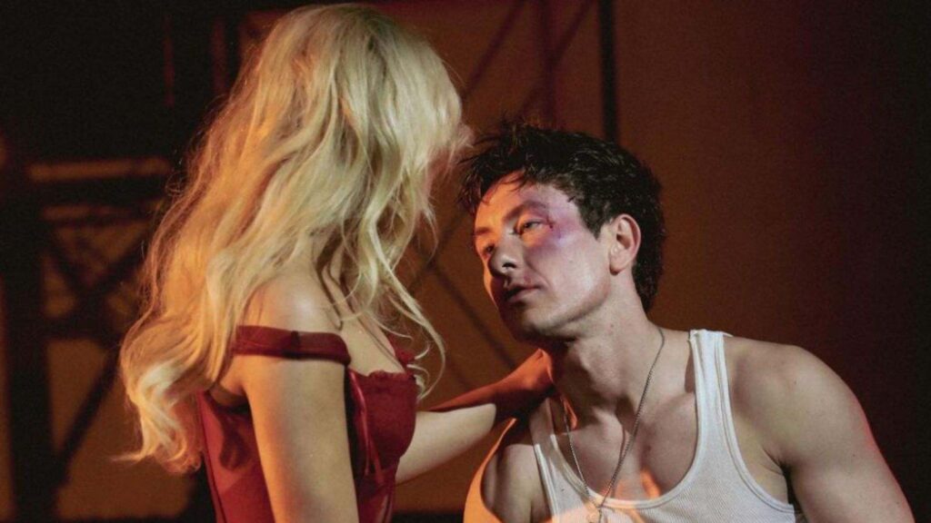 Sabrinas Carpenter and Barry Keoghan in 'Please Please Please'