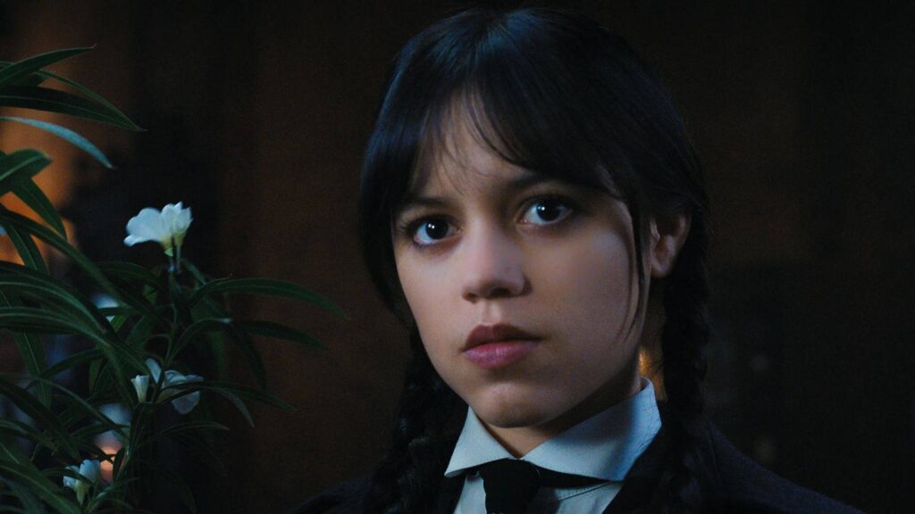 Jenna Ortega in and as Wednesday (Image: Netflix)