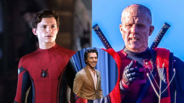 (L-R) Spiderman and Deadpool (Image: Marvel) (In circle) Shawn Levy (Image: Instagram @/slevydirect)