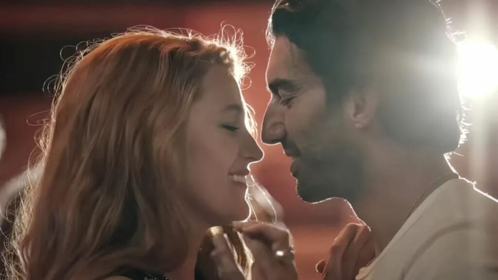 Blake Lively and Justin Baldoni in 'It Ends With Us' (Image: Sony)