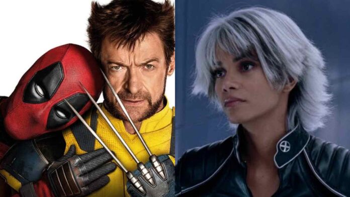 (L) Deadpool and Wolverine, (R) Halle Berry as Storm (Image: Marvel, Fox)