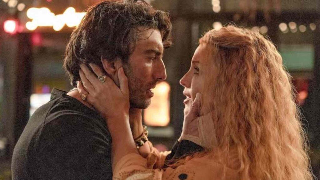 Blake Lively as Lily Bloom and Justin Baldoni as Ryle (Image: Sony)