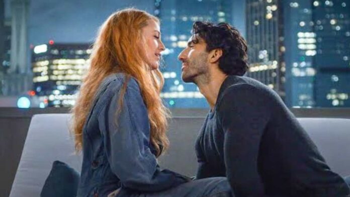 Blake Lively as Lily Bloom and Justin Baldoni as Ryle (Image: Sony)