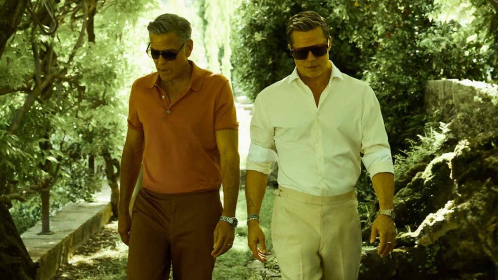 George Clooney and Brad Pitt (Image: GQ)