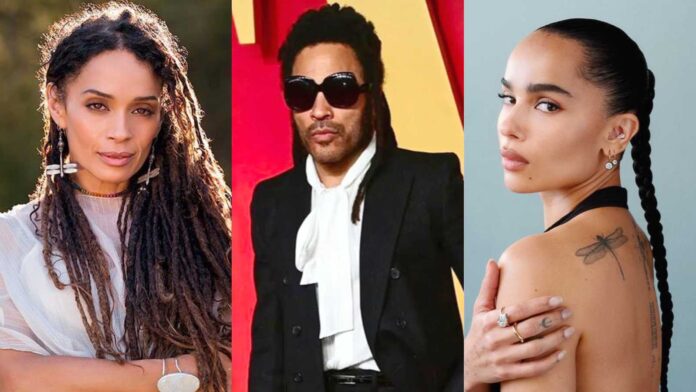 (From L to R) Lisa Bonet, Lenny Kravitz Zoë Kravitz (Image: Instagram)