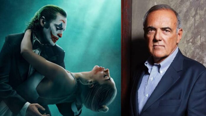 Joaquine Phoenix and Lady Gaga (L) Alberto Barbera (R) (Image: DC Studios/ Warner Bros. and Vanity Fair)