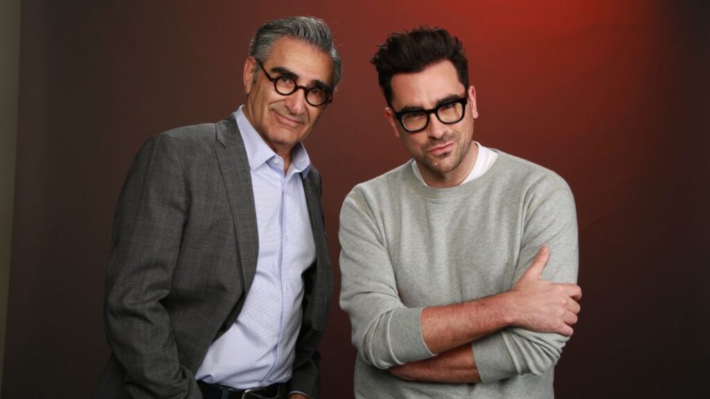 Eugene Levy and Dan Levy (Image: LA Times)