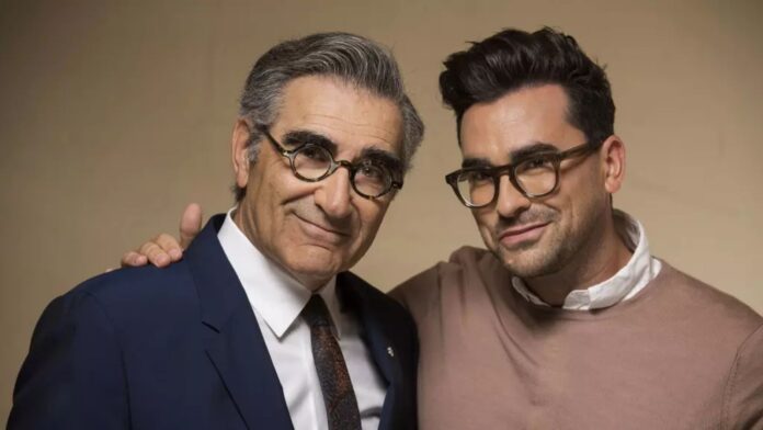 Eugene Levy and Dan Levy (Image: LA Times)