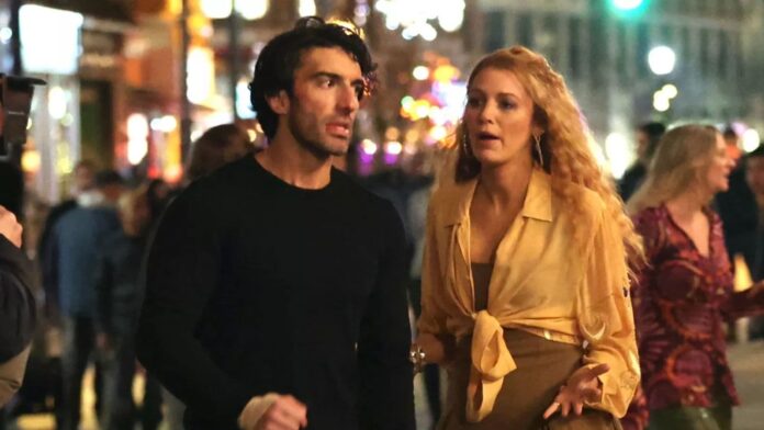 Justin Baldoni and Blake Lively arguing on set (Image: X)