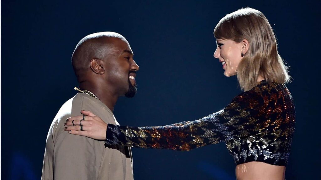 Kanye West and Taylor Swift (Image: MTV)