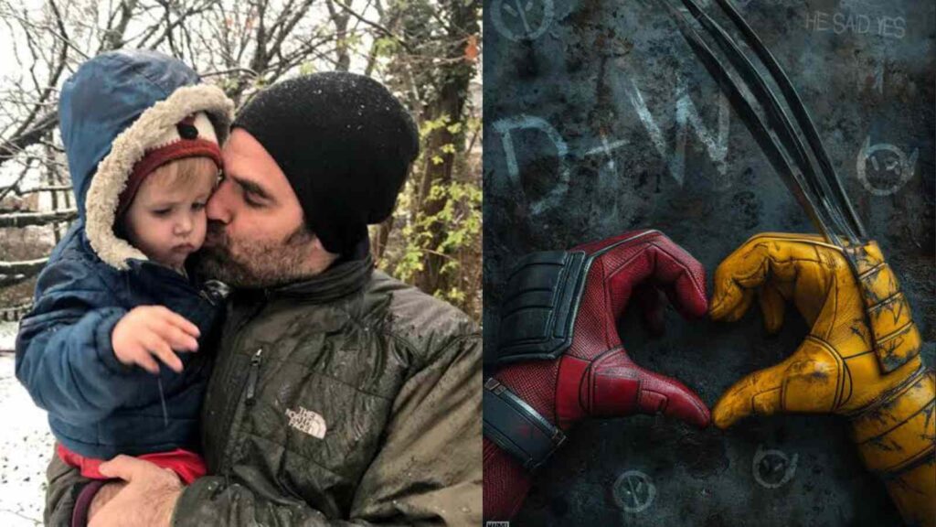 (L) Rob Delaney and (R) 'Deadpool And Wolverine' (Image: Instagram @robdelaney / Marvel)