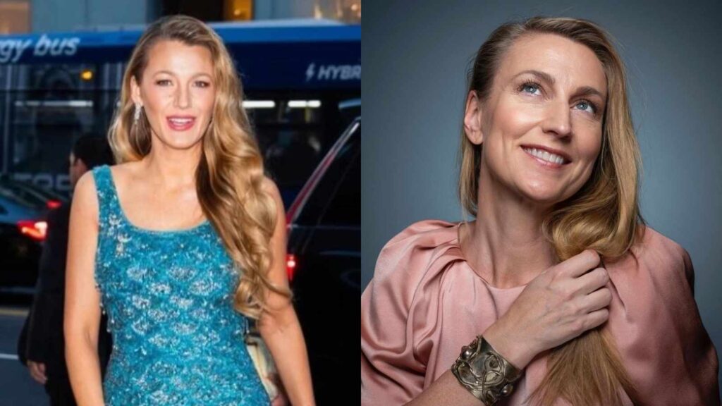 (L) Blake Lively and (R) Kjestri Flaa (Image: instagram @Kjestriflaa @Blake Lively)