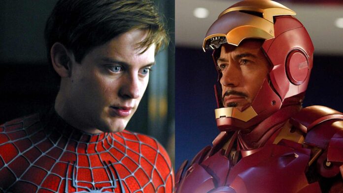 (L) Tobey Maguire and (R) Robert Downey Jr. (Image: Marvel Studios)