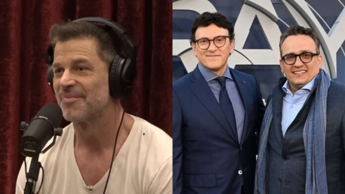 (L) Zack Snyder and (R) Russo brothers (Image: instagram @therussobrothers, joeroganexperience)