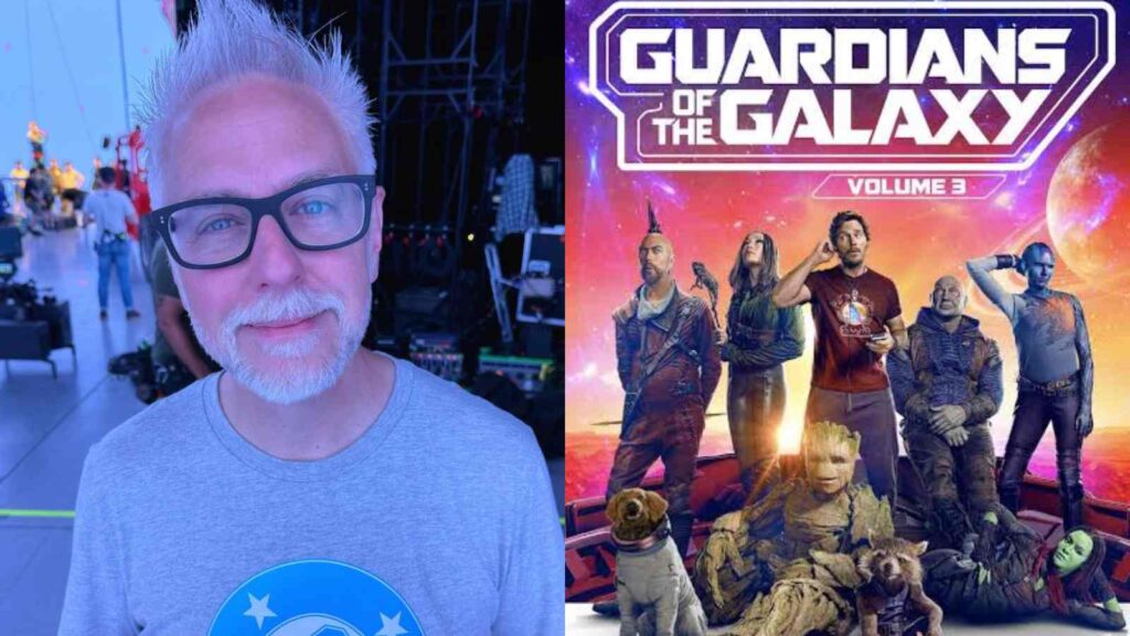 James Gunn and the Guardians of the Galaxy (Image: instagram @jamesgunn, Marvel)