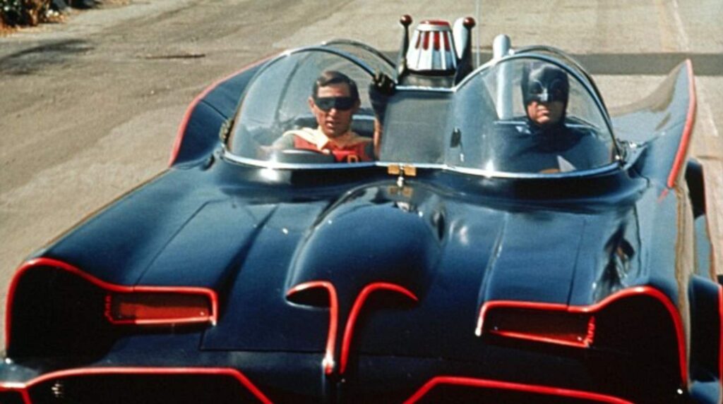 Batmobile from the 1966 'Batman' (Image: Warner Bros.)