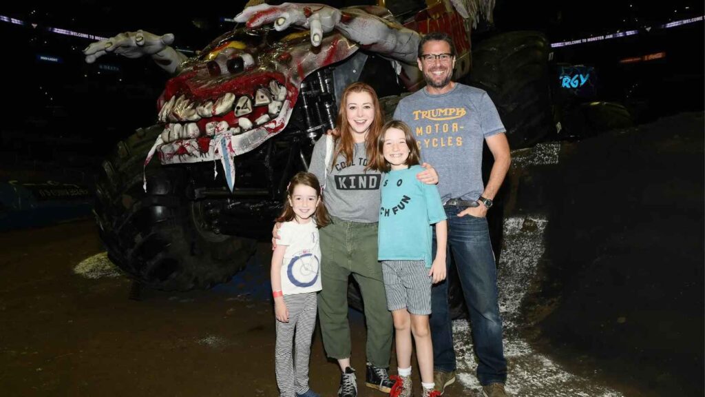 Alyson Hannigan and Alexis Denisof with their kids (Image: Instagram/@alysonhannigan)