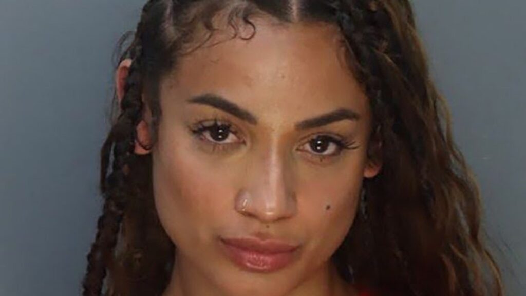 DaniLeigh's mugshot after her DUI arrest in May 2023 (Image: The Mega Agency)