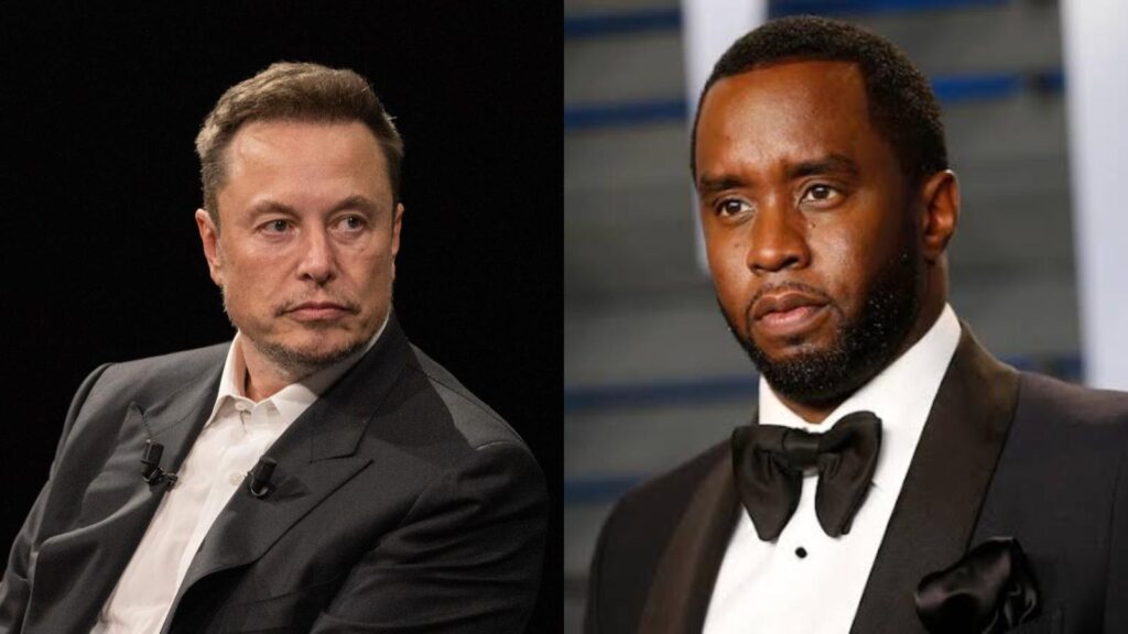 Elon Musk and Sean Diddy (Image: Bloomberg  /ABC)