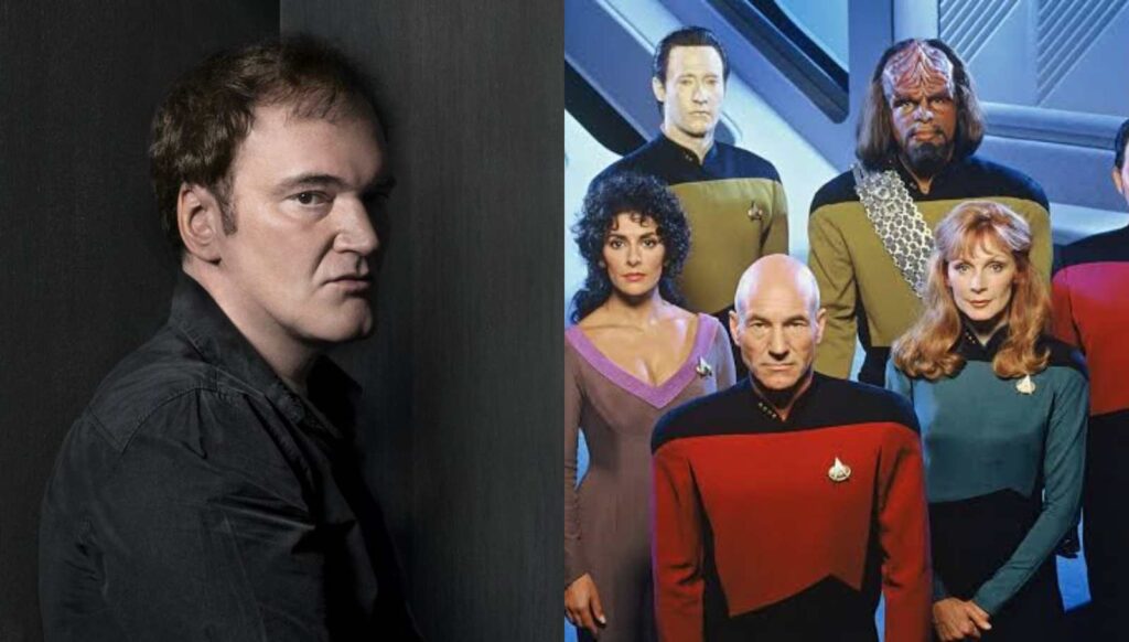 (L) Quentin Tarantino and (R) Star Trek (Image: Vulture, NBC)