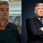 Donald Trump and Antony Starr as Homelander (Image: instagram @realdonaldtrump, Amazon)