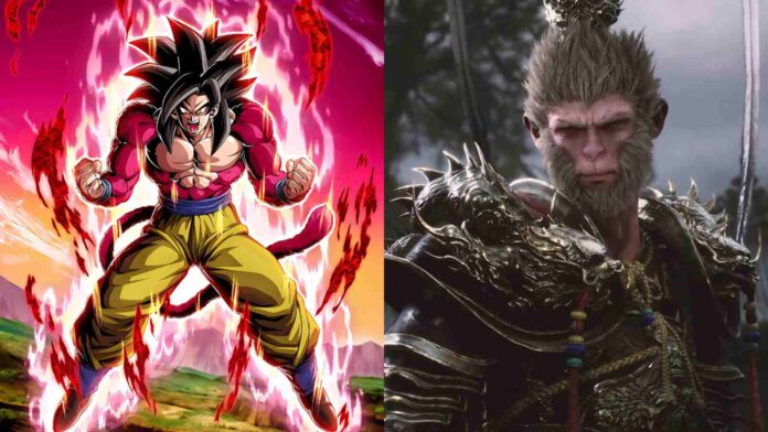 (L) Goku and (R) Sun Wukong (Image: Shueisha and Game Science)