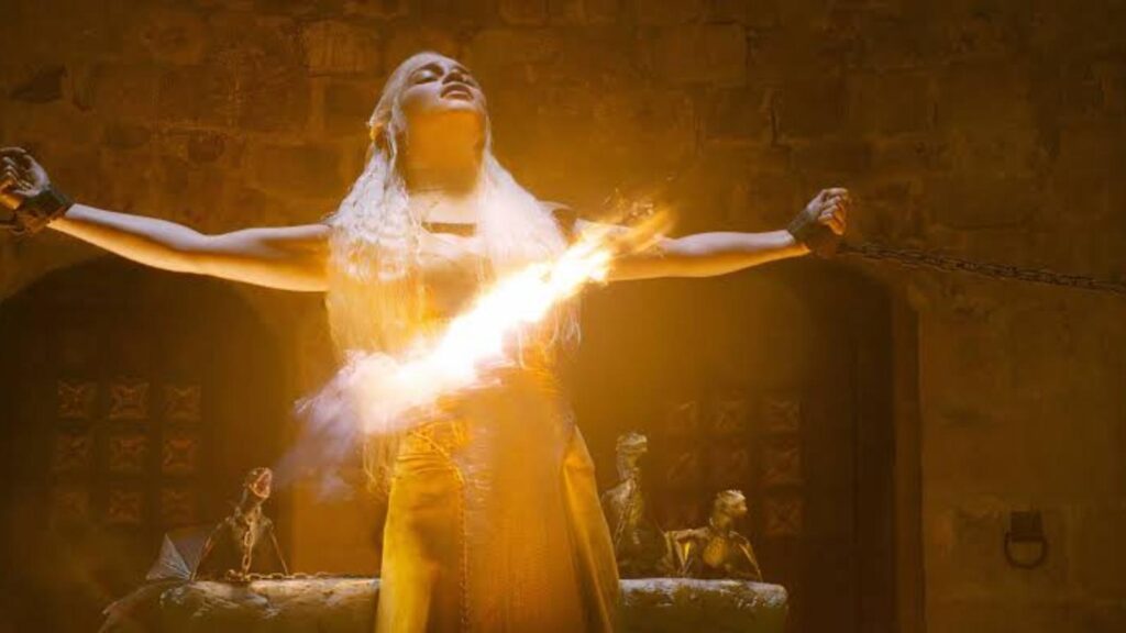 Daenerys Targaryen in the House of Undying (Image: HBO Max)