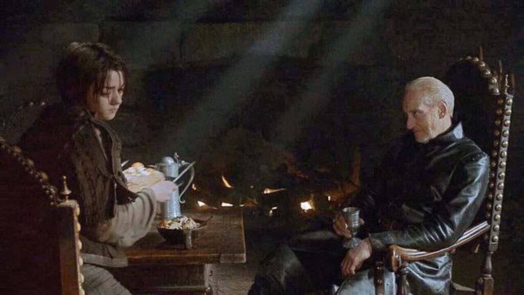 Arya Stark and Tywin Lannister (Image: HBO Max)