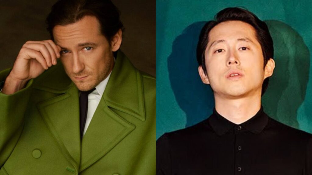 (L) Lewis Pullman and (R) Steven Yeun (Image: Vanity Fair, Variety)