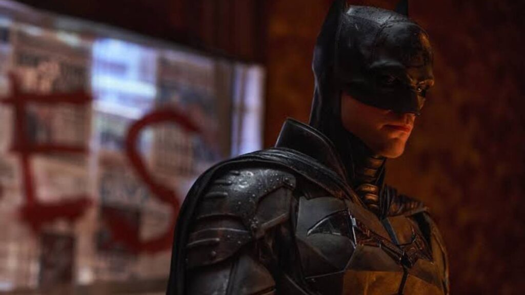 Robert Pattinson as Batman (Image: Warner Bros) 