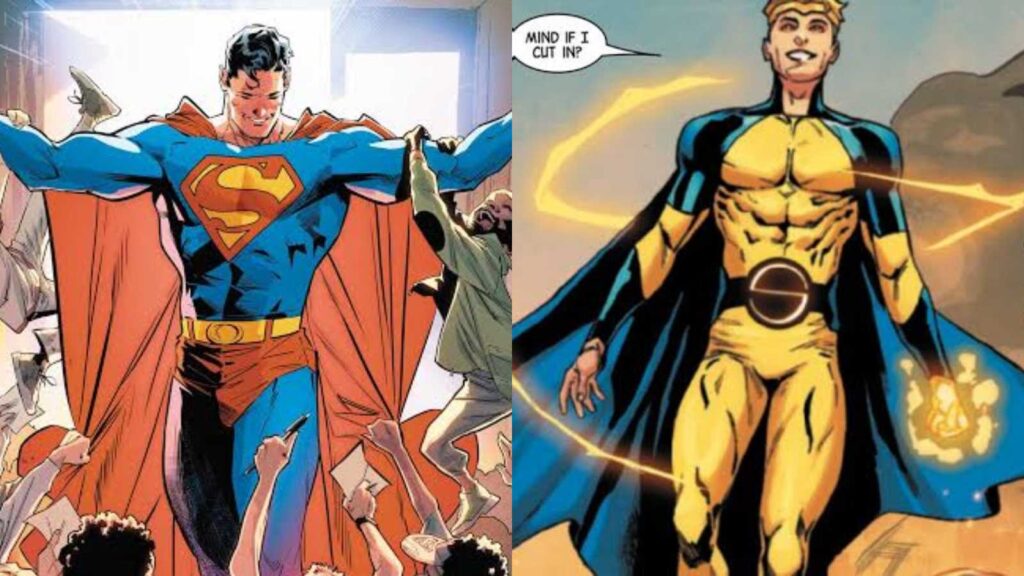 (L) Superman and (R) Sentry (Image: Marvel and DC comics) 