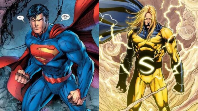 (L) Superman and (R) Sentry (Image: Marvel and DC comics)