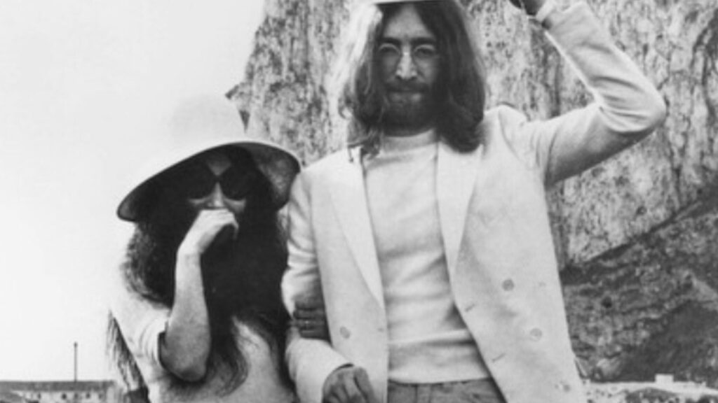 Yoko Ono and John Lennon (Image: instagram @yokoono)