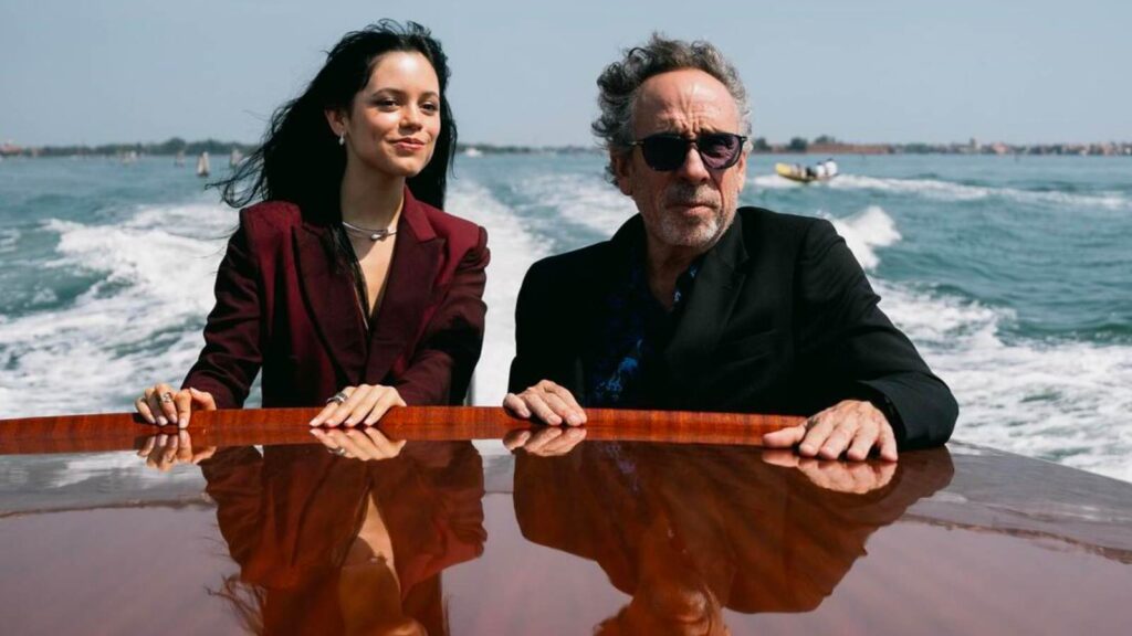 Jenna Ortega and Tim Burton (Image: Instagram /@jennaortega)