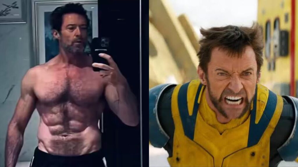 Hugh Jackman in his recent post and him as Wolverine (Image: X.com @realhughjackman, Marvel)