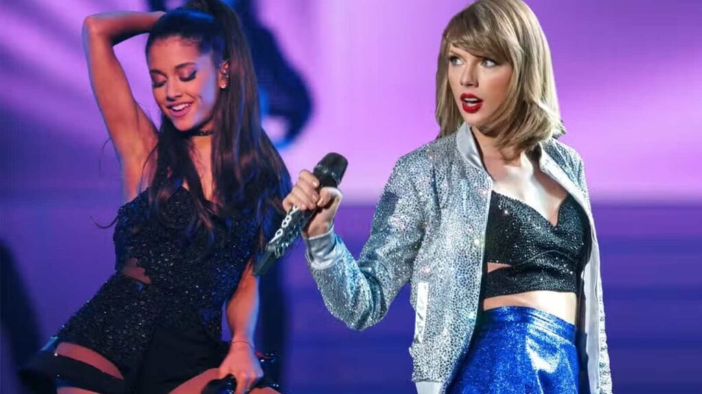 Ariana Grande and Taylor Swift (Image: Rex)