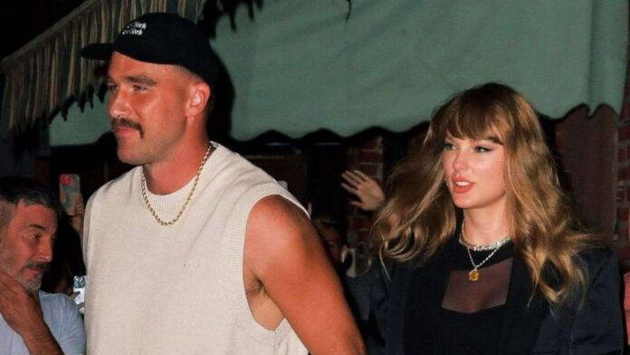 Taylor Swift and Travis Kelce (Image: Instagram @/deuxmoi)