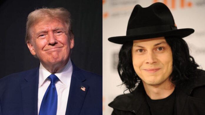 Donald Trump and Jack White (Image: AP)