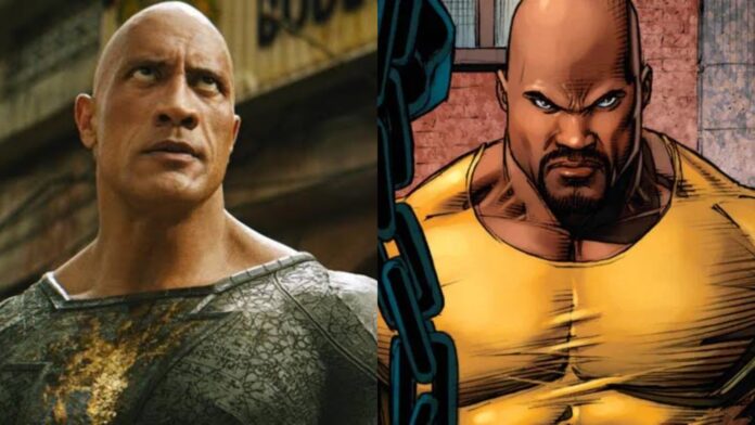 Dwayne Johnson as Black Adam and Luke Cage (Image: DC, Marvel)