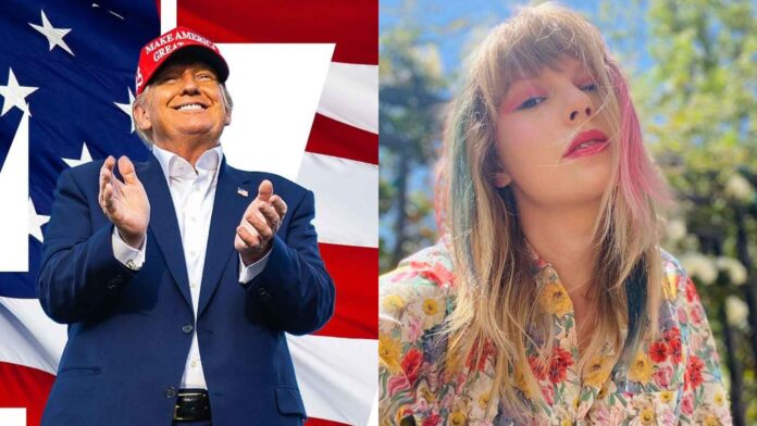 Donald Trump and Taylor Swift (Image: AP/ Instagram @/taylorswift)